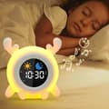 Miniatyrbild 1 av 7: Bomclap Digital väckarklocka för barn med LED nattlampa, snooze, 7 färger, uppladdningsbar