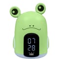 Pikkukuva 1 / 6: Trevor-sammakkoherätyskello ja yövalo - BIGBEN - 3 melodiaa - Säädettävä valon voimakkuus - Aikanäyttö