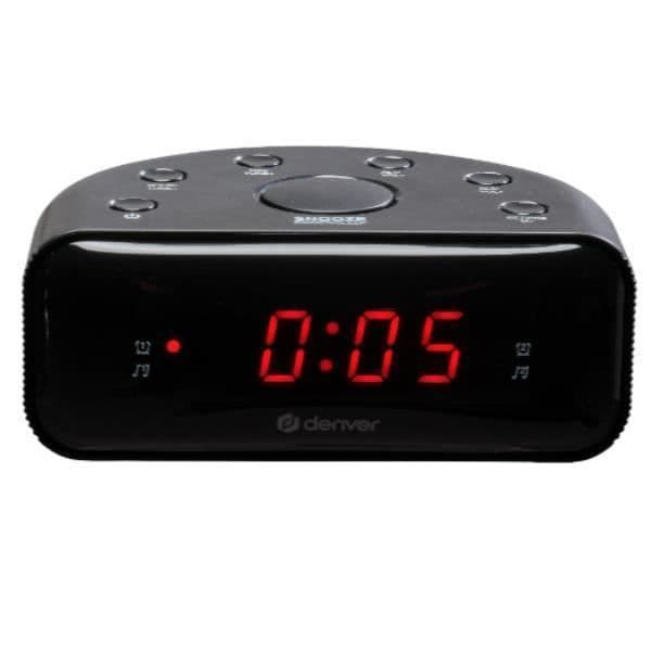 MÖBLER, Klockor och väckarklockor, Väckarklockor, Denver Denver Väckarklocka Egenskaper Typologi Klockradiodisplay Ja Primärfärg