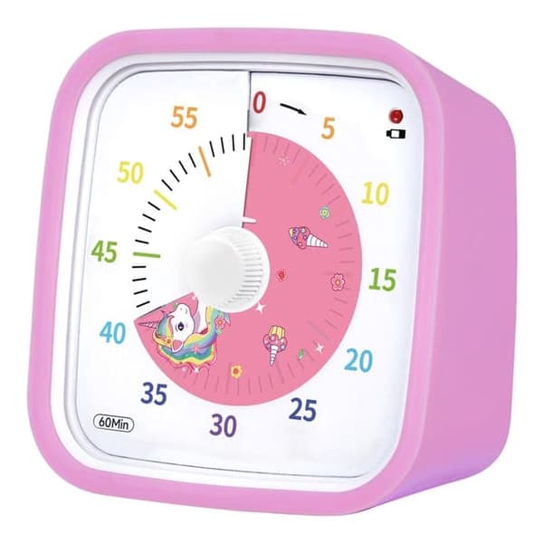 OBOSOE vækkeur med visuelle detaljer – Rainbow Timer til børneværelset