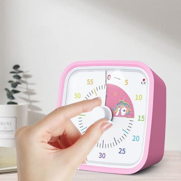 OBOSOE vækkeur med visuelle detaljer – Rainbow Timer til børneværelset
