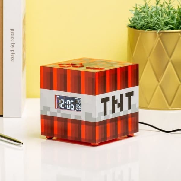 Väckarklocka - Minecraft - TNT - Flerfärgad - Plast - För barn- USED