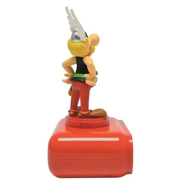 LEXIBOOK digital nattlampa väckarklocka - Asterix - 3D-ljus och ljud - Barn