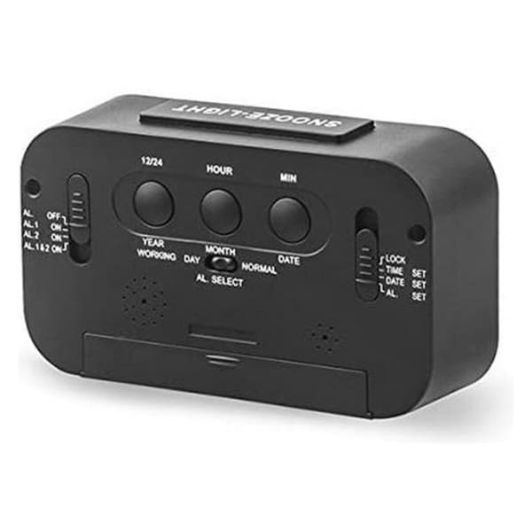 Vækkeur ELBE RD-668 Sort 4,4"