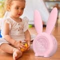 Miniatyrbillede 5 af 5: OBOSOE Digital Kids Clock / Kids Vækkeur Kanin – Justerbar Natlys Med 5 Genopladelige Alarmer Til Soveværelse