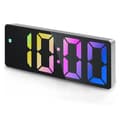 Miniatyrbillede 1 af 5: OBOSOE digitalt vækkeur med stort LED-display, USB-opladning, temperatur, dato
