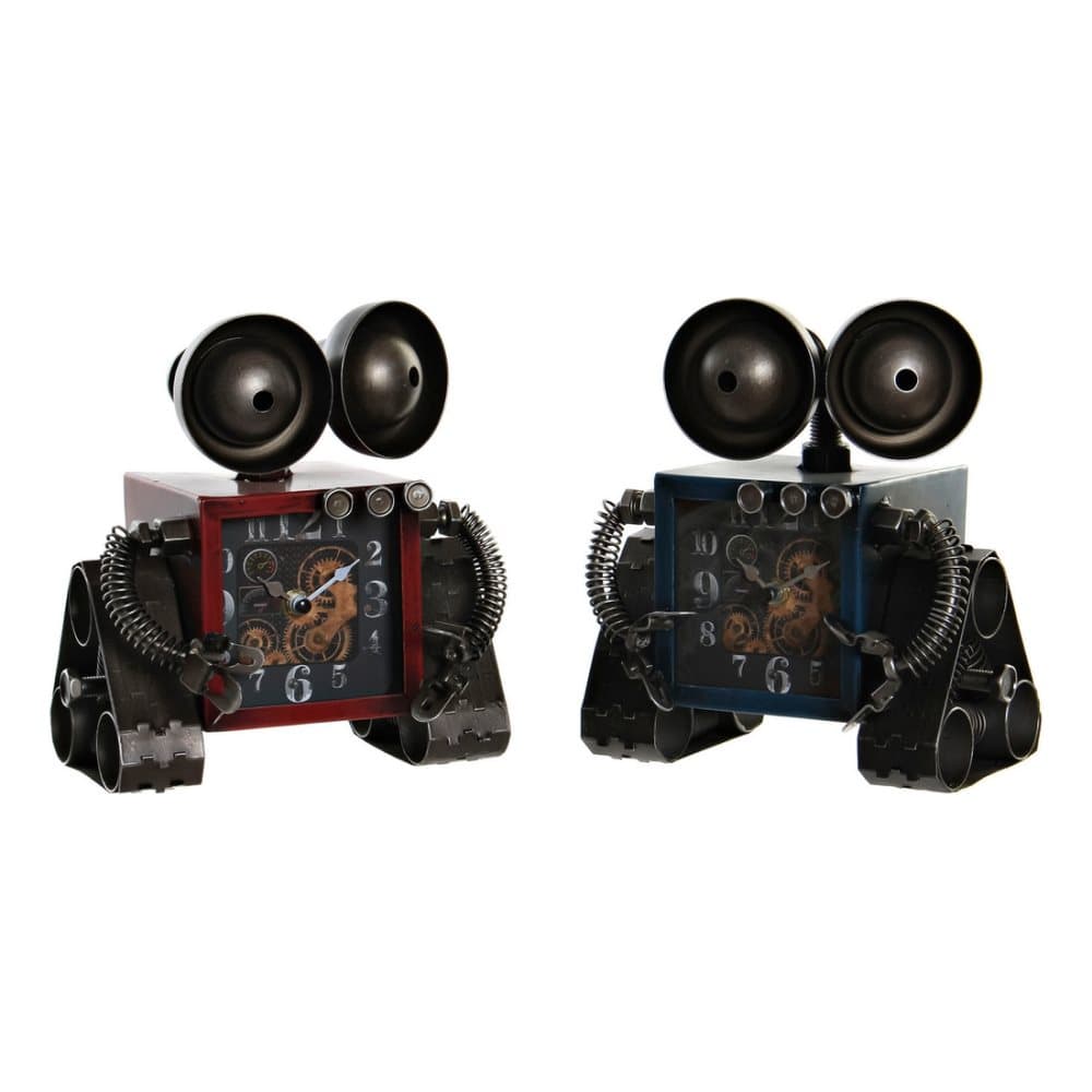 Asztali óra DKD Home Decor Järn (2 pcs) (21.5 x 15.5 x 24 cm)