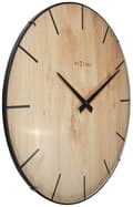 Miniatyrbillede 2 af 5: NeXtime NE-3249 Vægur Kant-Træ-Kuppel Dia 35 cm Plast Lysebrun