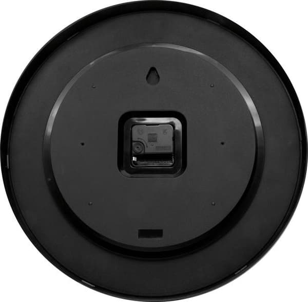 NeXtime NX-7317-V2 Vægur NXT SILENT CLOCK 40cm Plast Sort, Hvid Urskive