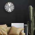 Miniatyrbillede 5 af 9: NeXtime NE-3289GS Metal vægur - 40cm -Silent Clock - Metal - "Reflection"