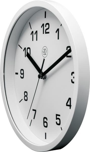 NeXtime NX-7321WI Vægur NXT Diameter 20 cm Plast Hvid, Hvid Urskive