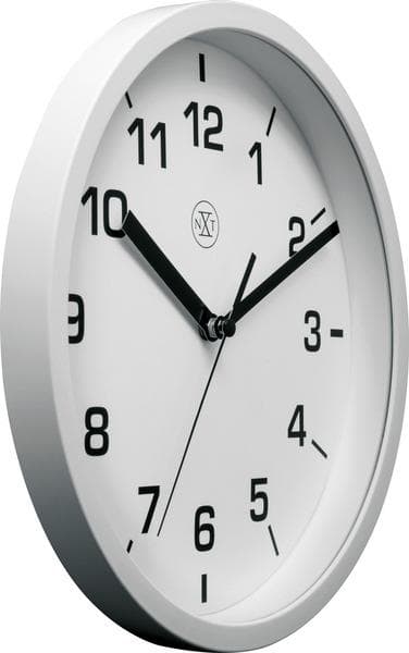 NeXtime NX-7321WI Vægur NXT Diameter 20 cm Plast Hvid, Hvid Urskive