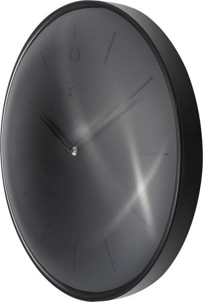 NeXtime NE-3235ZW Väggklocka Glamour Ø40 Metallsvart