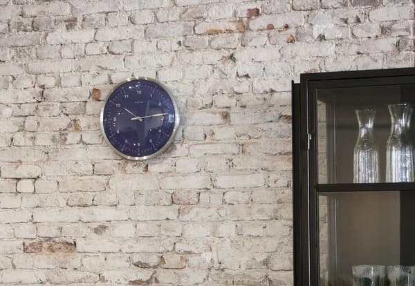 NeXtime NE-3243BL Väggklocka 60 minuter Ø33 Metallblå