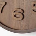 Miniatyrbild 6 av 9: NeXtime NE-3096BR Väggklocka Dia. 35 cm, trä, brun, 'trä trä medium'
