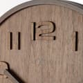 Miniatyrbild 7 av 9: NeXtime NE-3096BR Väggklocka Dia. 35 cm, trä, brun, 'trä trä medium'