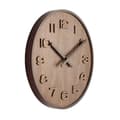 Miniatyrbild 9 av 9: NeXtime NE-3096BR Väggklocka Dia. 35 cm, trä, brun, 'trä trä medium'