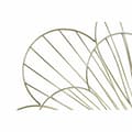 Miniatyrbillede 2 af 3: Vægur DKD Home Decor Blomst Gylden Metal (57 x 4 x 57 cm)