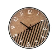 Veggklokke Quid Kork Plast (30 cm)