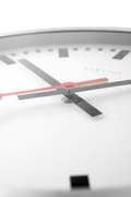 Miniatyrbild 5 av 9: NeXtime NE-3998ST Väggklocka Dia. 19 Cm, Borstad Aluminium, 'Station'