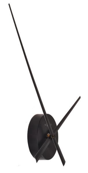 NeXtime NE-3074ZW Vægur Dia. 48 cm x 3 cm, aluminium, sort, 'Små hænder'