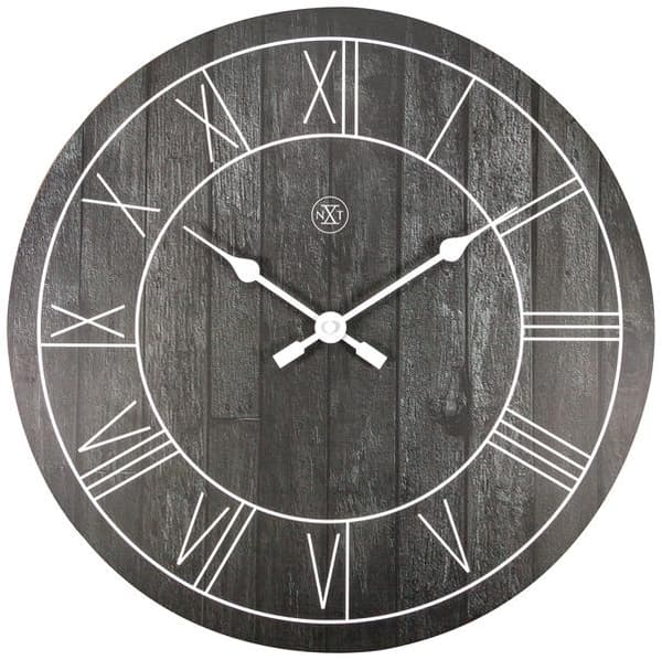 NeXtime NX-7345ZW Vægur NXt Paul Dia 40cm Træbrun