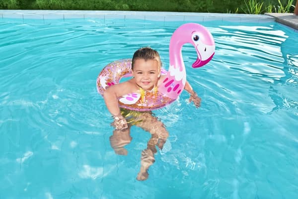 Plaukimo Ratas Bestway Flamingo 61cm