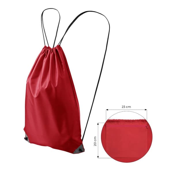 Vaikiška Gimnastikos Kuprinė MALFINI Energy 912 Fuchsia Raudona