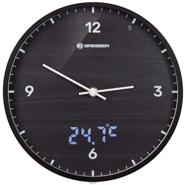 Bresser Vægur Mytime Ledsec Sort