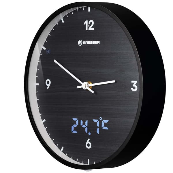 Bresser Vægur Mytime Ledsec Sort