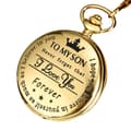 Miniatyrbilde 5 av 6: Lommeur Vintage - To my Son - Gull