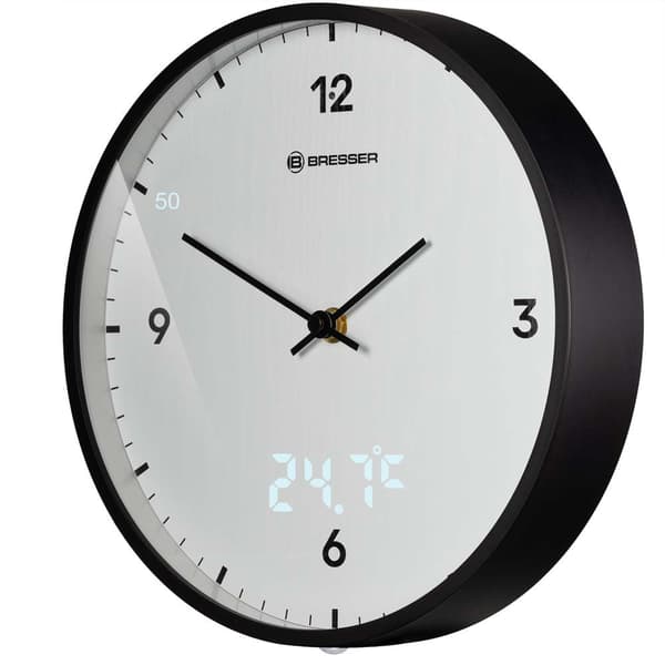 Bresser Vægur Mytime Ledsec Hvid
