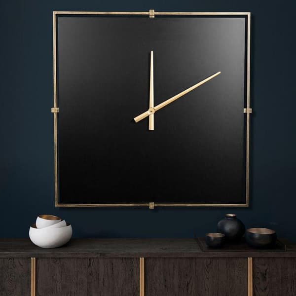 DEKORATIV UR 22 80 X 5 X 80 CM SORT
