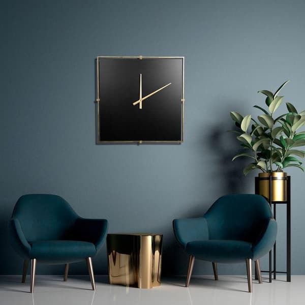 DEKORATIV UR 22 80 X 5 X 80 CM SORT