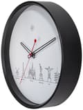 Miniatyrbild 3 av 6: NeXtime NX-7350 Väggklocka NXt Worldtour Dia 30cm Plast Svart
