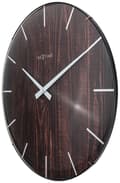 Miniatyrbillede 3 af 5: NeXtime NE-3249BR Vægur Kant-Træ-Kuppel Dia 35 cm Plast Brun