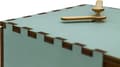 Miniatyrbillede 7 af 9: NeXtime NE-5207TQ Bordur Rocky 19,5x18x8,8 cm træ turkis
