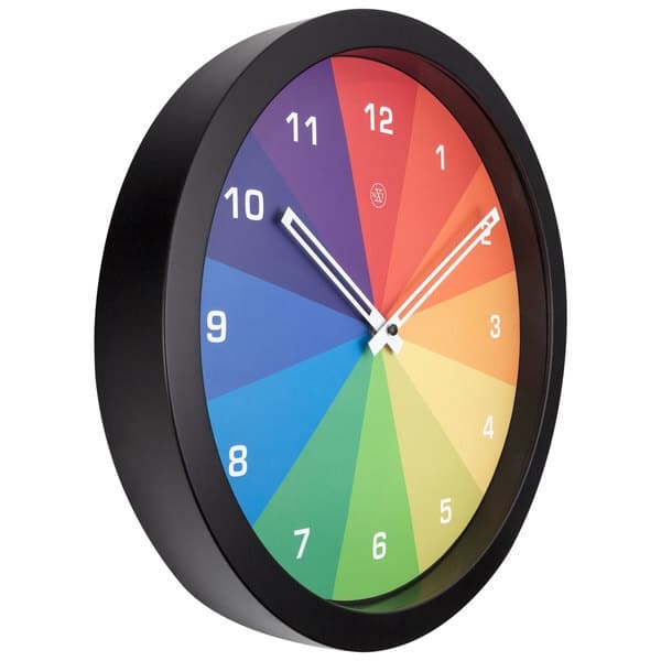 NeXtime NX-7361DI farverigt vægur - 36 cm - Silent Clock - Flerfarvet - NXt By - "Joy"