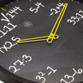 Miniatyrbild 5 av 8: NeXtime NX-7363ZW Math Väggklocka - 30 cm - Tyst klocka - Beräkningsformel Design - NXt By - "Maths"