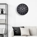 Miniatyrbillede 8 af 9: NeXtime NE-3287ZW Silent Wall Clock - 40cm - Sort - Metal - "Excentrisk"