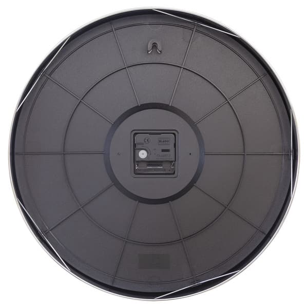 NeXtime NE-3287ZW Silent Wall Clock - 40cm - Sort - Metal - "Excentrisk"