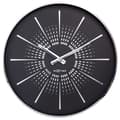 Miniatyrbillede 1 af 9: NeXtime NE-3287ZW Silent Wall Clock - 40cm - Sort - Metal - "Excentrisk"