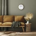 Miniatyrbild 5 av 9: NeXtime NE-3290GO Rural väggklocka - 39 cm - Silent Clock - Vit/Guld - "Classic"
