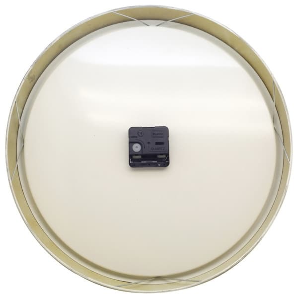 NeXtime NE-3290GO Rural väggklocka - 39 cm - Silent Clock - Vit/Guld - "Classic"