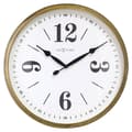 Miniatyrbild 1 av 9: NeXtime NE-3290GO Rural väggklocka - 39 cm - Silent Clock - Vit/Guld - "Classic"