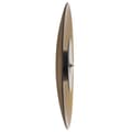 Miniatyrbillede 3 af 9: NeXtime NE-8196BR Silent Wall Clock - 40cm - Matbrun - Glas - "Float"