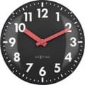 Miniatyrbild 1 av 5: NeXtime NE-3533ZW Glasbordsklocka Duomo Mini 20 cm Svart/Röd