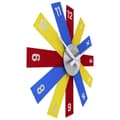 Miniatyrbillede 2 af 8: NeXtime NE-3285DI Design vægur - 40 cm - Silent Clock - Flerfarvet - Akryl - "Plexi"