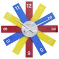 Miniatyrbillede 1 af 8: NeXtime NE-3285DI Design vægur - 40 cm - Silent Clock - Flerfarvet - Akryl - "Plexi"