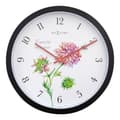 Miniatyrbild 1 av 9: NeXtime NE-4317 Utomhusklocka Knautia 30,5 cm Svart/Vit